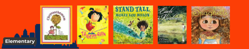 Elementary books to read showing thumbnails of the covers