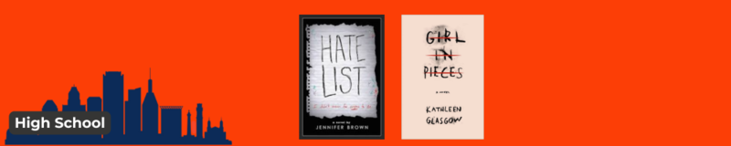 High school books to read showing thumbnail images of the covers