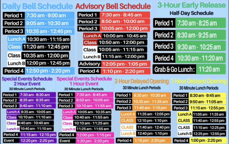 bell schedule