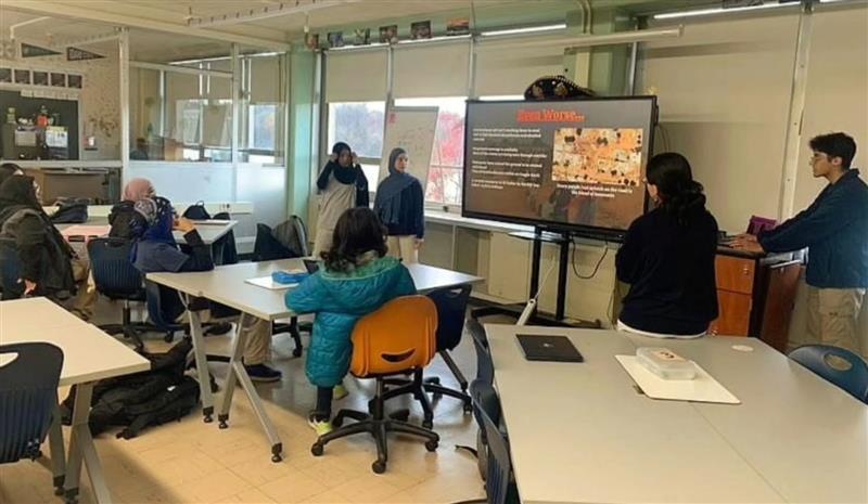 Students in classroom