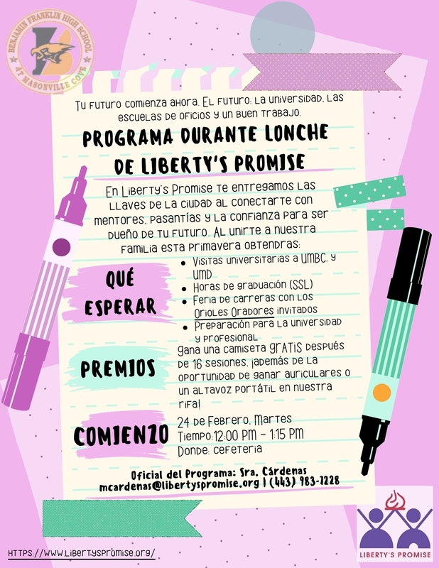 Liverty's Promise Flyer