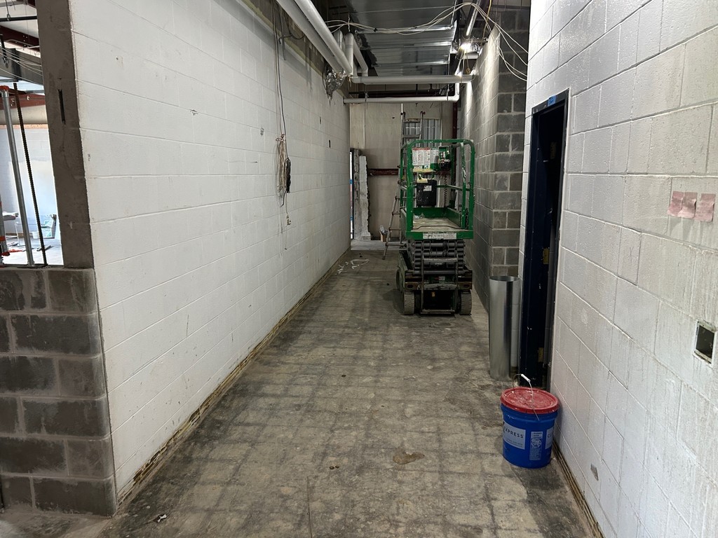 hallway connecting elementary to new addition