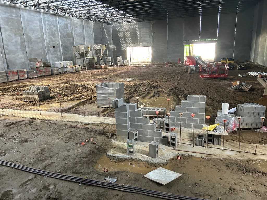 gym and performance stage