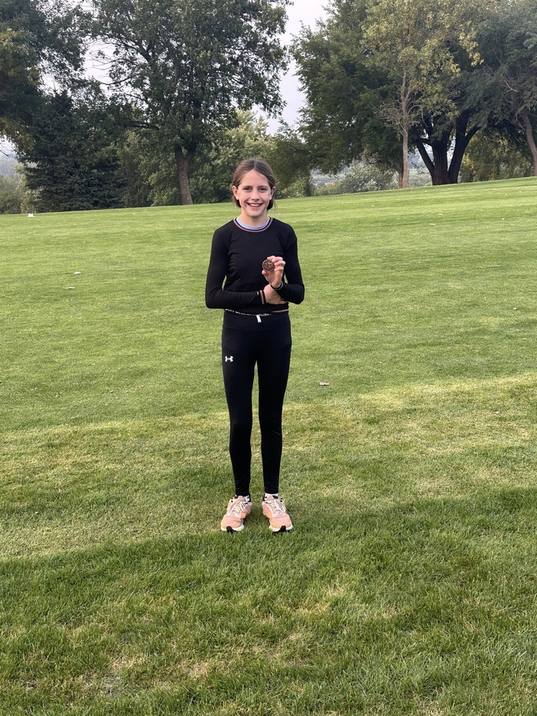 Barrett with medal. 