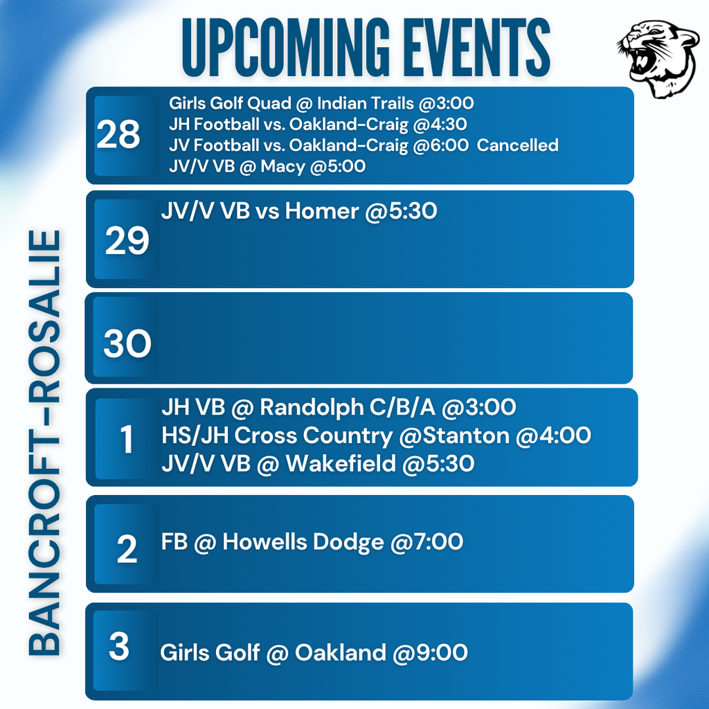 weekly events