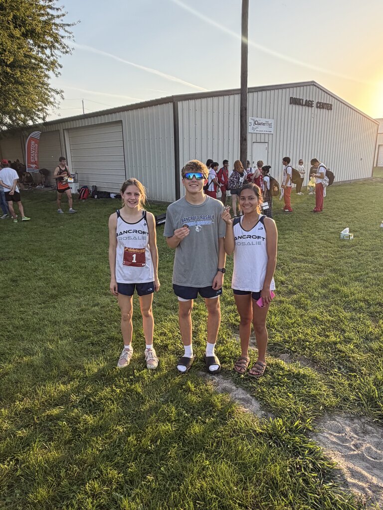 Today's medal winners. 