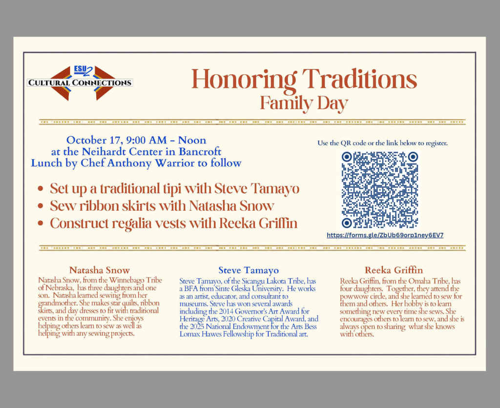 Honoring Traditions Family Day flyer