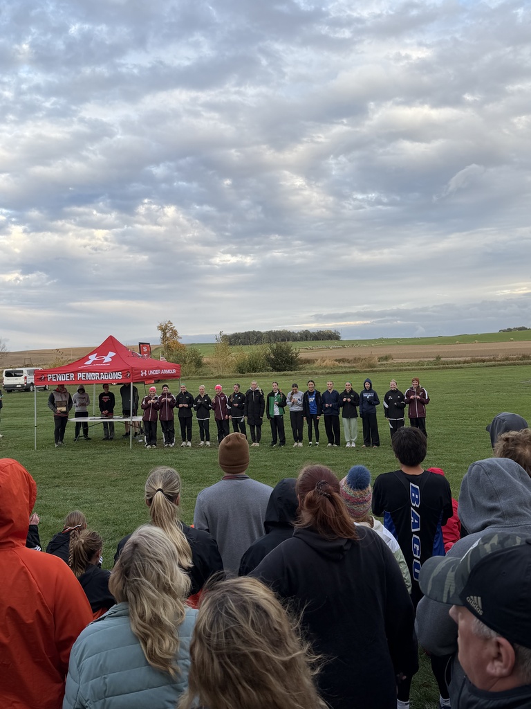 Girls receiving medals. 