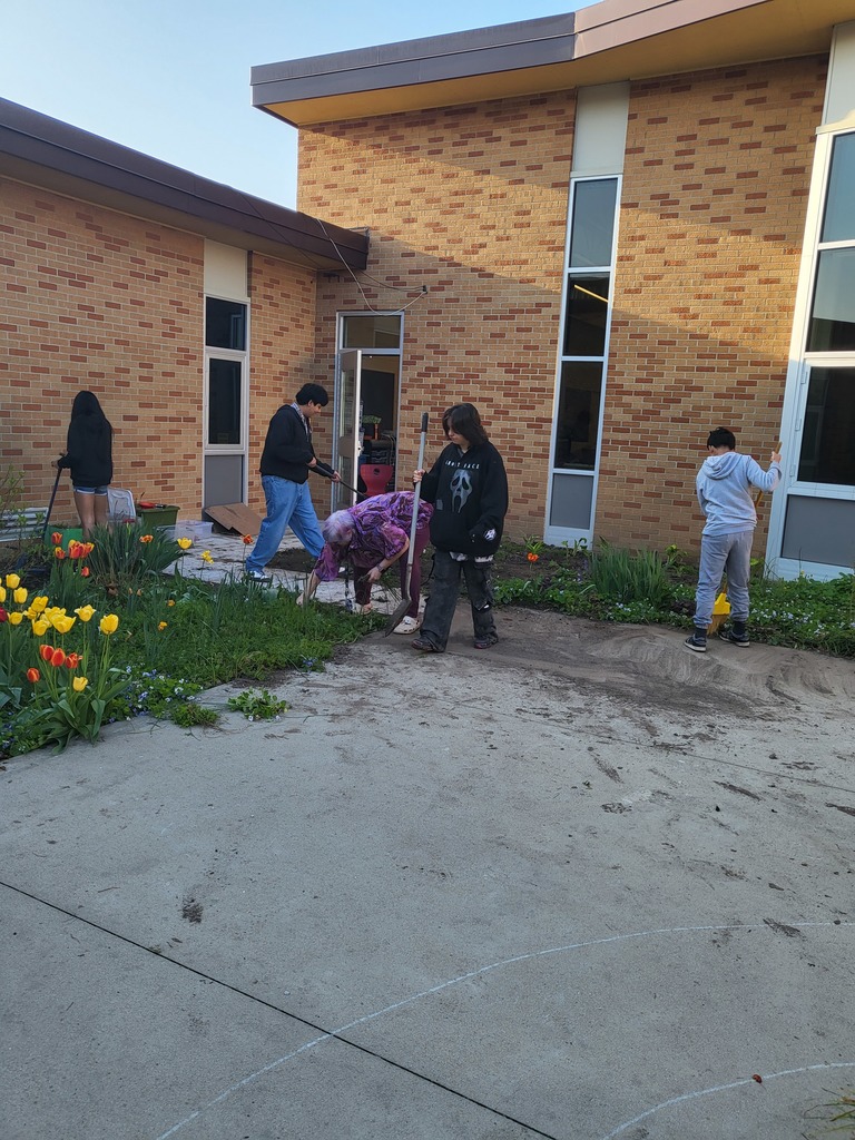 cleaning ms courtyard 1