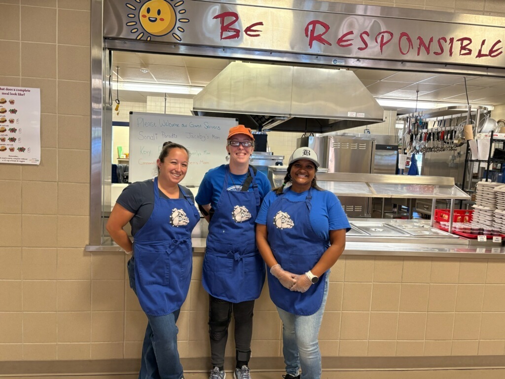 A huge shout-out to the Doughty Boosters for kicking off of our Guest Lunch Server Program for the 2025-26 school year! The guest lunch server program introduces middle school students to careers and community members who support local education. Through this initiative, students have the opportunity to engage with professionals from various fields, learn about different career paths, and gain valuable insights into the importance of community involvement. We are excited to see our students interact with these role models, fostering a sense of responsibility and encouraging them to envision their futures. Thank you, Doughty Boosters, for your dedication and supporting this program!