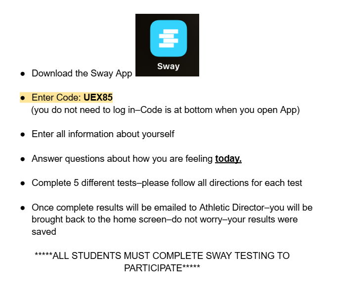 Winter 2025 Sway Impact Testing Letter