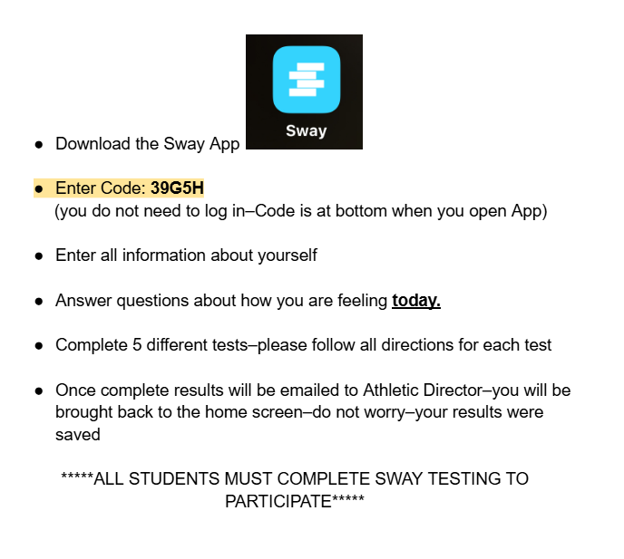 Winter 2025 Sway Impact Testing Letter