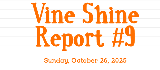 Vine Shine Report #9