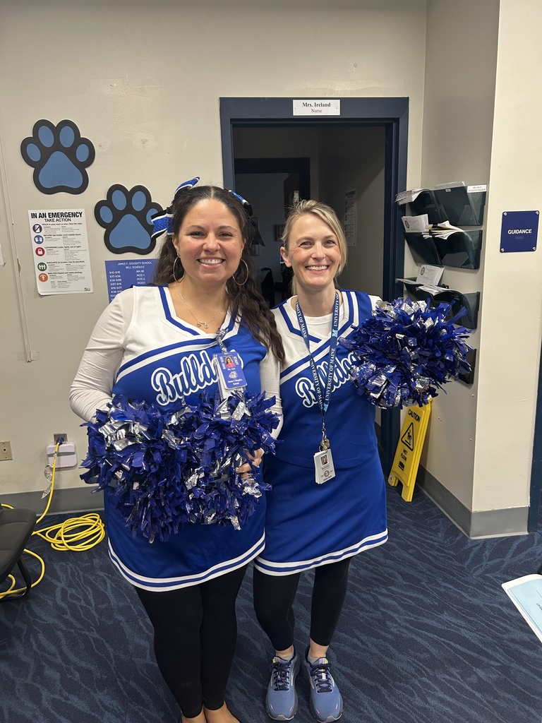 The amazing JFDS staff brought their A-game to our themed "Stadium Hits" dress-up day