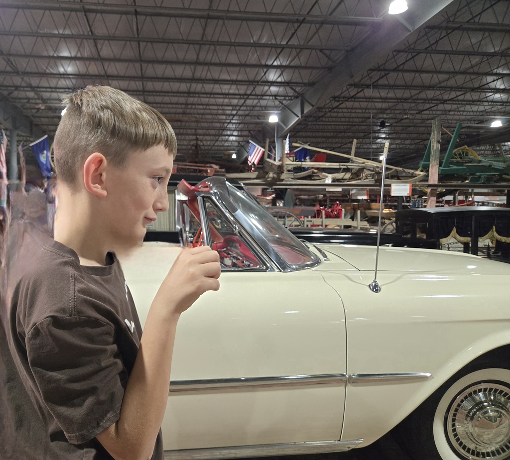 Fairmount fifth graders explored the Cole Land Transportation Museum to discover how innovation and problem-solving have shaped transportation over time!