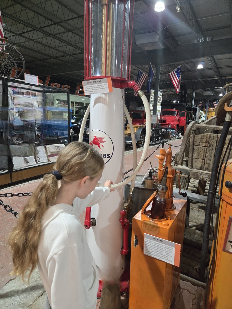 Fairmount fifth graders explored the Cole Land Transportation Museum to discover how innovation and problem-solving have shaped transportation over time!