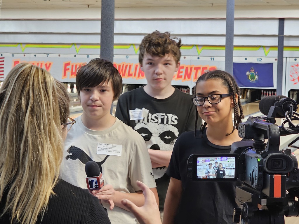 Bangor students participated in the Penobscot Regional Special Olympics Bowling Tournament today.