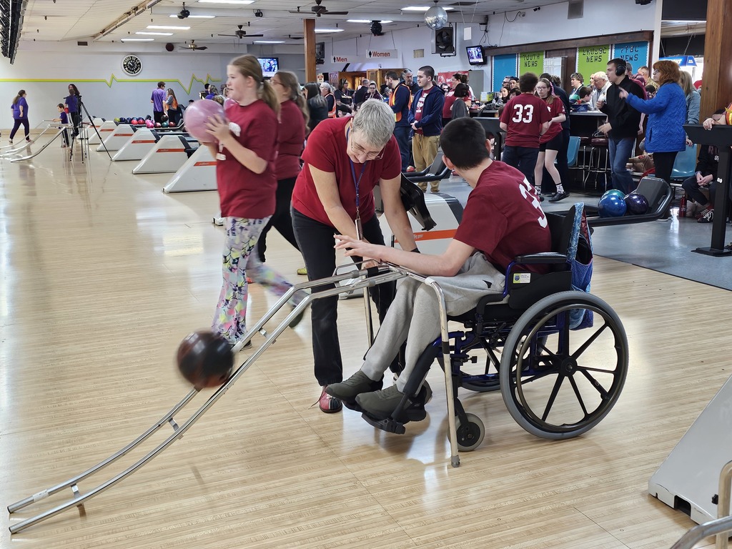 Bangor students participated in the Penobscot Regional Special Olympics Bowling Tournament today.