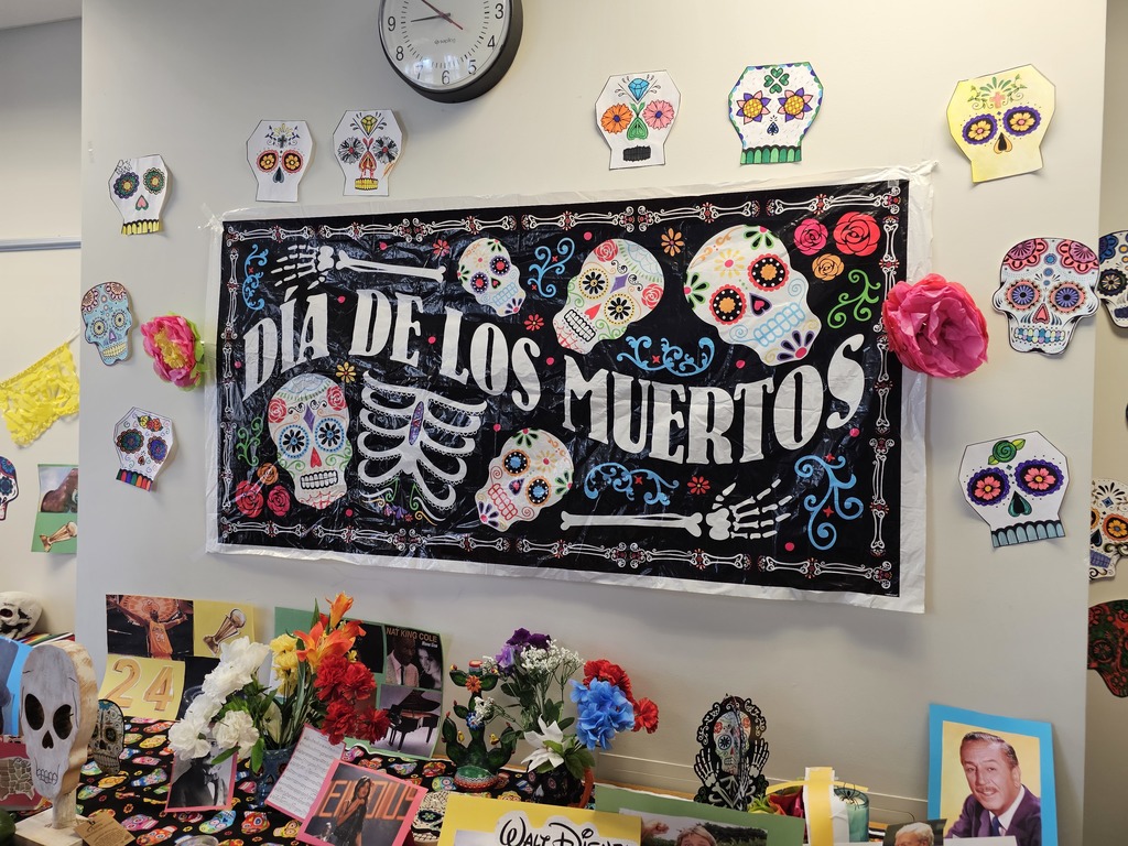 Spanish 3 students at Bangor High embraced the spirit of Dia de los Muertos by researching and honoring the lives of famous figures. They shared their findings in Spanish, discussing the incredible accomplishments and experiences of these influential individuals. #WeAreBangor