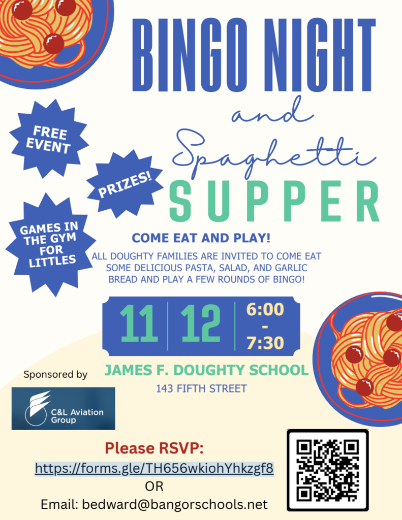 BINGO and Spaghetti Supper Invite