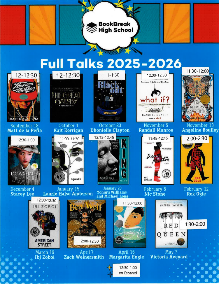 Bangor High School has announced the launch of an exciting new initiative called BookBreak, aimed at igniting students' passion for reading and writing through virtual author talks. This innovative program connects students with bestselling authors, allowing them to experience the magic of storytelling directly from the creators themselves.