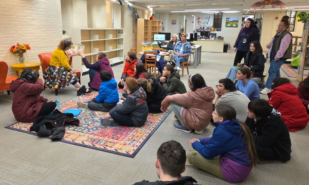 In the spirit of Thanksgiving, we want to give a huge shout-out to the Bangor Public Library for the amazing services and programs they offer our community! The Cohen Middle School Aspirations program took a community trip to the Bangor Public Library on Friday afternoon, coordinated by the Bangor librarians. Students listened to a read-aloud story about a playful turkey and engaged in an enjoyable group craft activity. They also had the chance to learn how to seek assistance, discover interesting books, and check some out to borrow. Accompanied by a few Best Buddies, the students had a fun-filled afternoon out in the community.