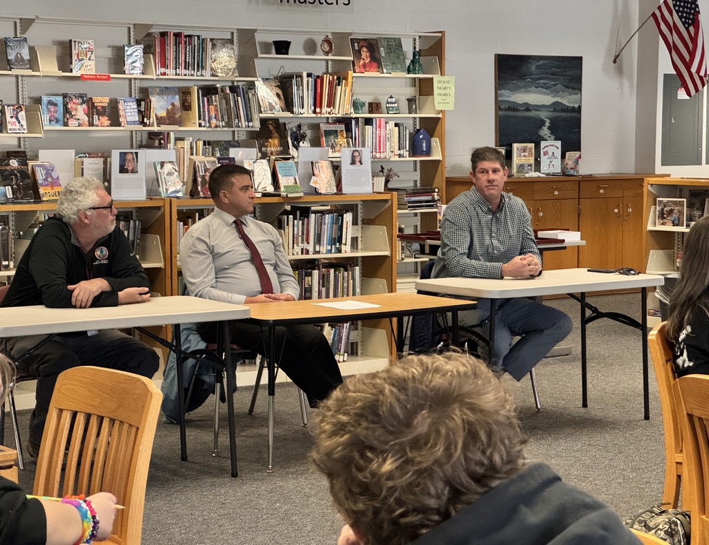 On Wednesday, December 17, five geocivics classes at Bangor High School met with representatives from the Bangor Parks and Recreation Department to discuss the city's resources and services. Director Tracy Willette, Supervisor Joe Nelson from Sawyer Arena and BHS athletic field, and Head PGA Professional Rob Jarvis shared their insights on managing resources for a large community. They emphasized the importance of exploring various opportunities and experiences as students consider their potential career paths.