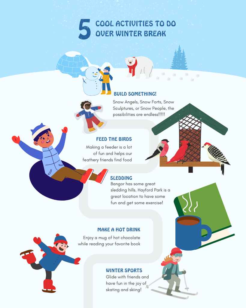 Winter Vacation is coming! Here are 5 fun ideas to try!