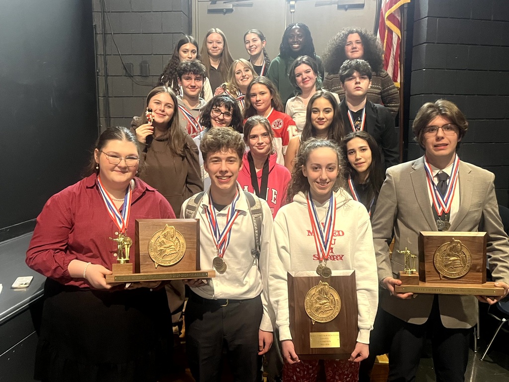 On Saturday, January 24, the Bangor High School Speech and Debate teams competed in the Maine State Championship. Both the speech team and the debate team secured first place, making them state champions. This marks the third consecutive year that the debate team has won the state championship.