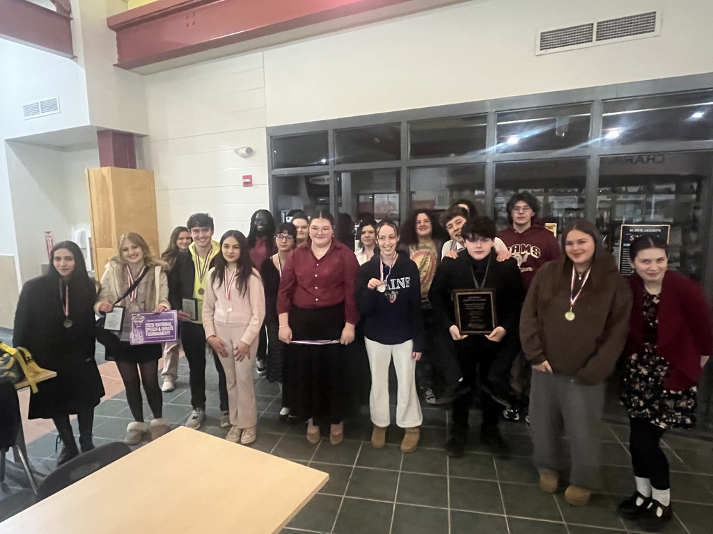 BHS Speech and Debate teams at the Poland Maine National Qualifier