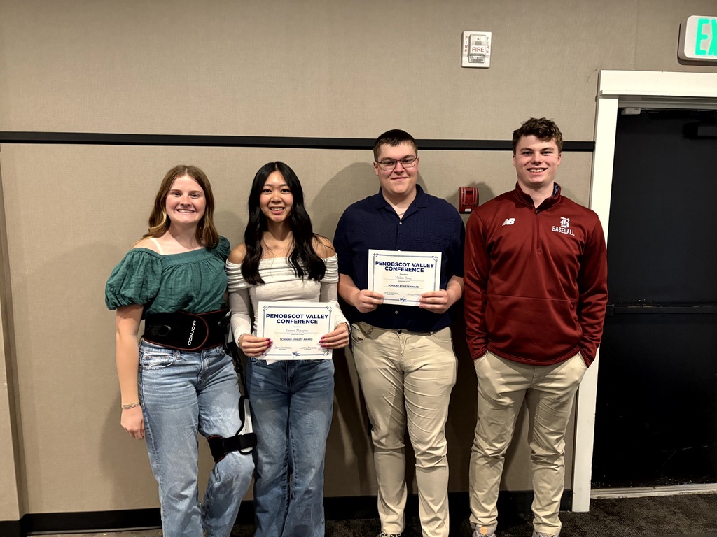 Congratulations to Emme Nguyen for receiving the Penobscot Valley Conference Joe Paul Scholarship! The $1,000 award is presented annually by the PVC in Maine to 12 senior student-athletes. Selected from nominees across area high schools, winners are chosen for their outstanding athletic and academic achievements — and Emme exemplifies both.  Huge congratulations to all BHS nominees (Emme, Maddie, Nolan, and Gavin). Your hard work, leadership, and dedication—both on the field and in the classroom—make us proud.  #WeAreBangor