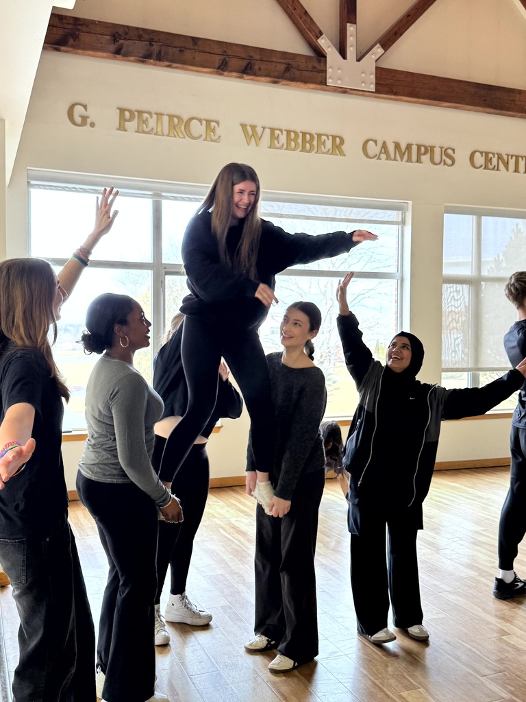 Students from Bangor High School participated in the Building Community Through the Arts Conference held at Husson this past Wednesday. Sophomores and juniors in Mrs. Martin's English classes at Bangor High School worked with dance artist Shana Bloomstein to create dance pieces connected to their literature studies. This conference brought together high school students from three area high schools to share dance and theater performances. It was an exciting and inspiring day for everyone involved!   #WeAreBangor