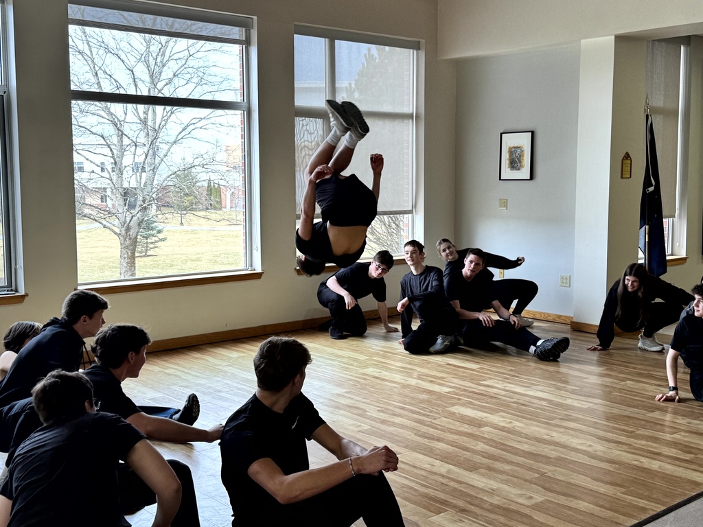 Students from Bangor High School participated in the Building Community Through the Arts Conference held at Husson this past Wednesday. Sophomores and juniors in Mrs. Martin's English classes at Bangor High School worked with dance artist Shana Bloomstein to create dance pieces connected to their literature studies. This conference brought together high school students from three area high schools to share dance and theater performances. It was an exciting and inspiring day for everyone involved!   #WeAreBangor