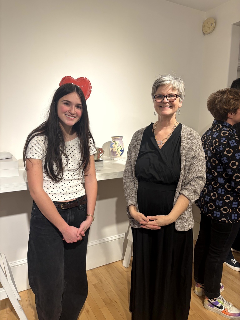 Two BHS Ceramic 1 students, Savannah Tarr and Sarah Howe, had the honor of being accepted into the Maine K-12 juried show at Watershed Center for Ceramic Arts, located in Edgecomb, Maine. The show is at the Barkan Gallery and will be on display until April 17th. #WeAreBangor
