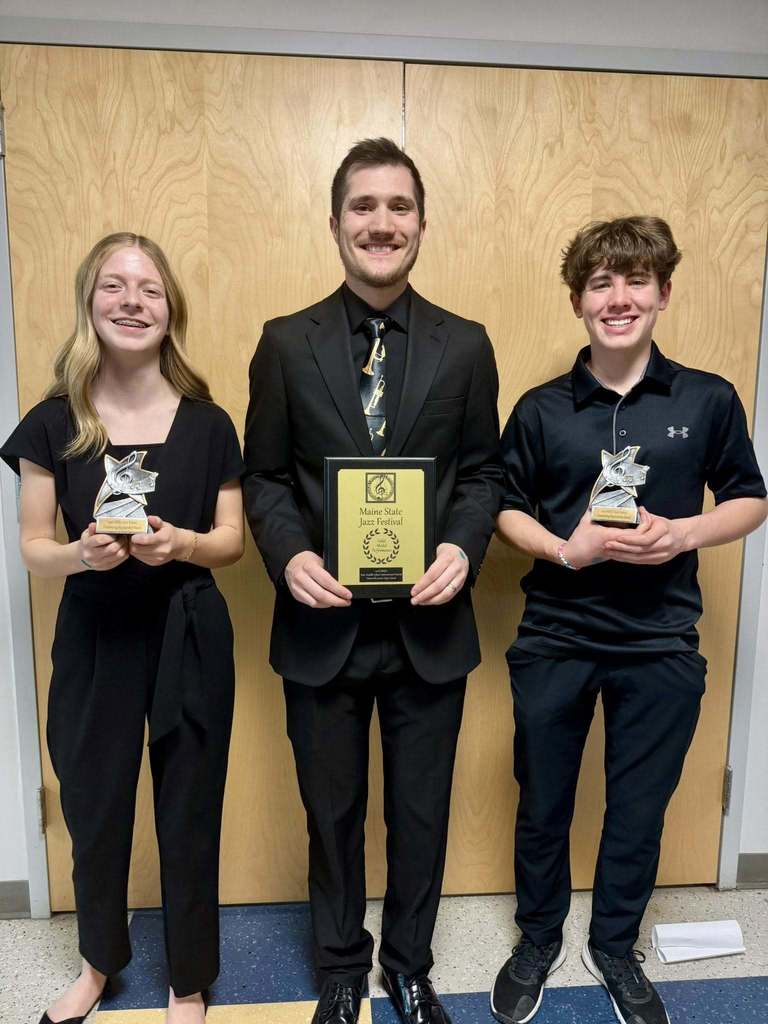 Another GOLD for the Bangor Middle School Jazz Band at the MMEA State Jazz Festival! Congratulations to Cameron Strout and Blake Bridges, who earned Outstanding Musicianship Awards for their solos.  "I was so proud of the progress all of the students made over the course of the year. They truly saved their best performance for when it mattered most! Watching them perfect their craft and have fun while doing it reminds me why I do what I do." Mr. Gebhart  #WeAreBangor