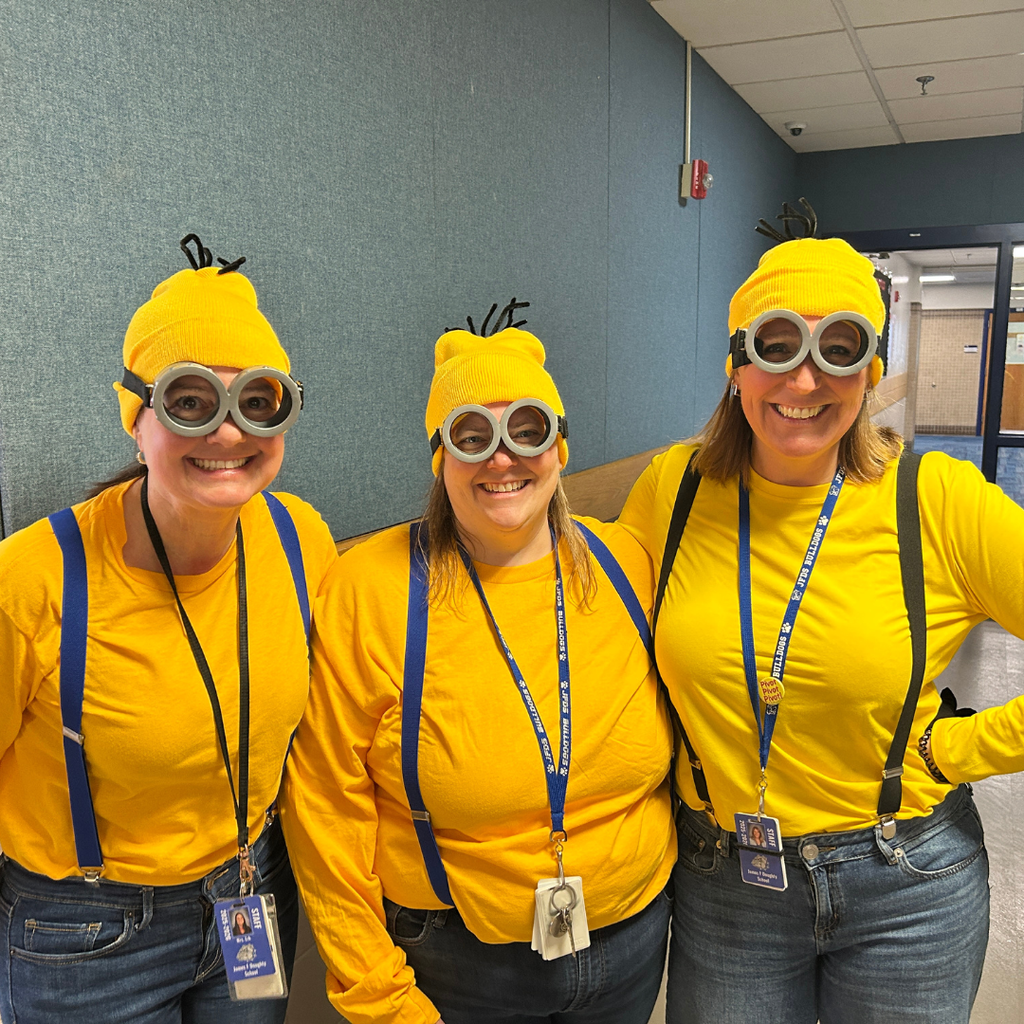 JFDS staff dressed as minions