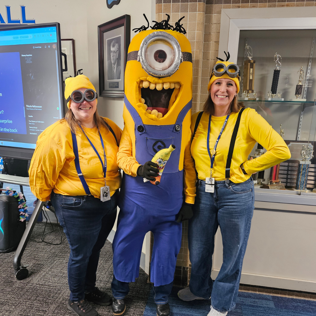 JFDS staff dressed as minions