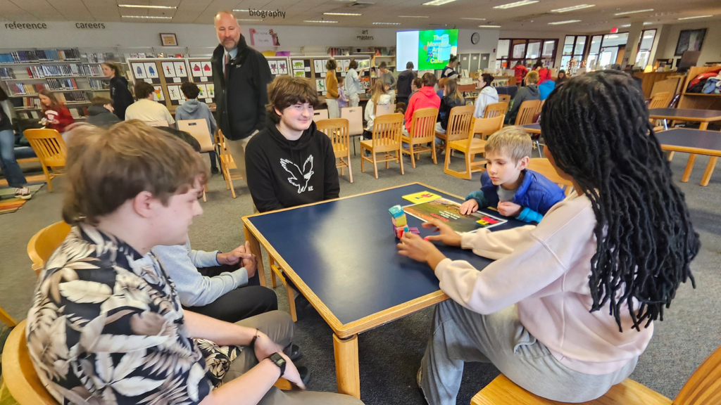 students sharing their creations