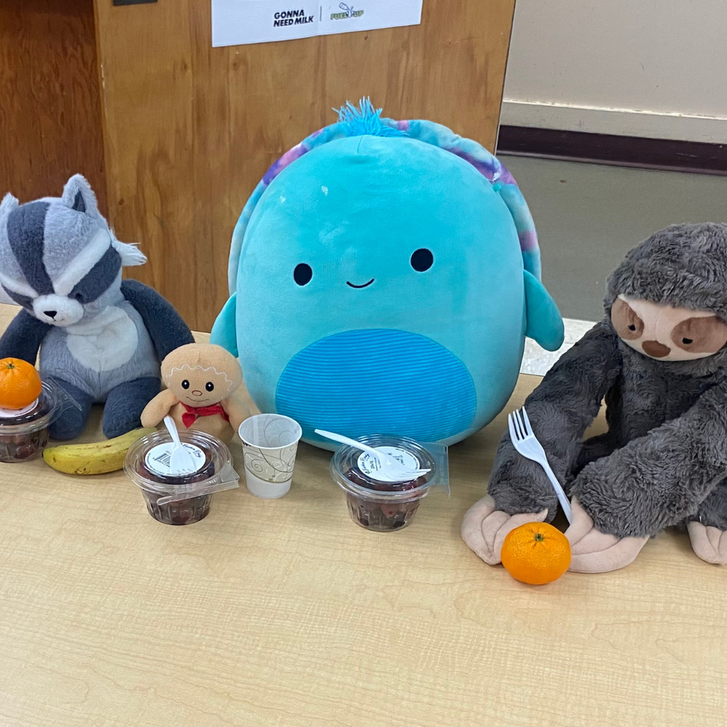 Fairmount’s Falcon Council organized a fun and cozy 3rd Quarter Celebration on Friday, April 3, with a PJ and Stuffie Day! Students enjoyed coming to school in their pajamas and bringing along their favorite stuffed animals, creating a joyful atmosphere throughout the building. Stuffies were issued a visitor’s bag in the form of a PAW necklace for students to wear and keep as a reminder of their outstanding SOARing behavior. Events like these highlight the power of community and give students something to feel proud of and excited about. A big thank you to Falcon Council for planning such a memorable celebration!