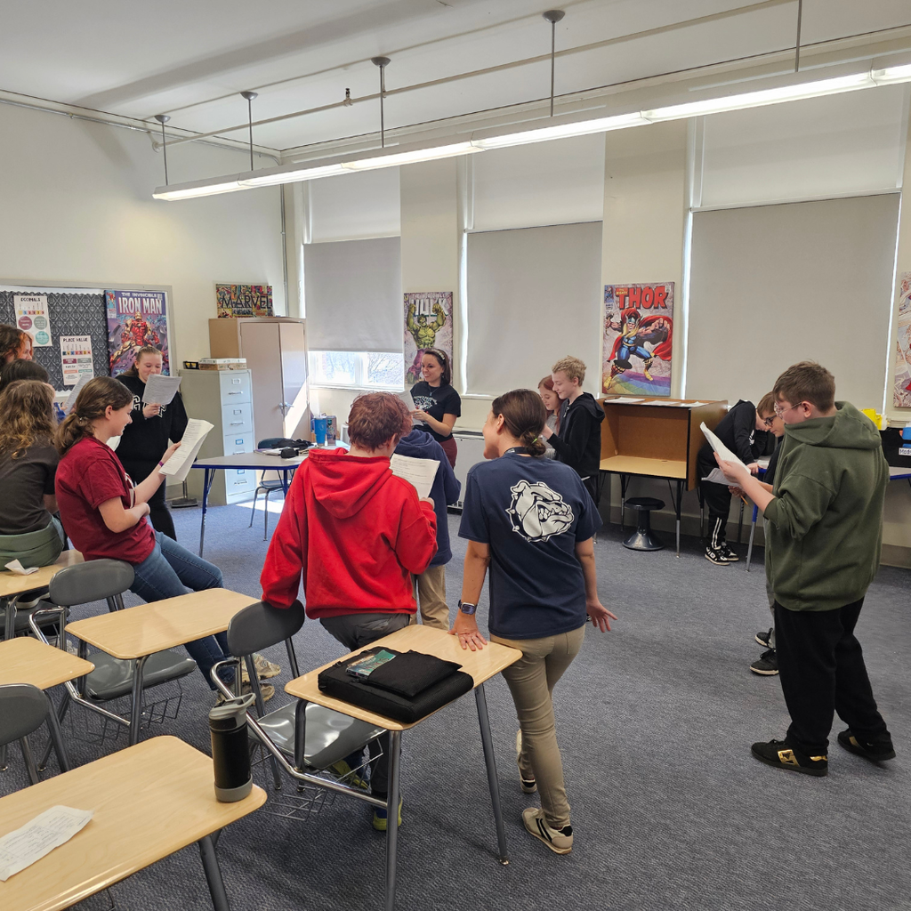 Today at JFDS, we held a "Spring Into the Arts" expo led by Mrs. Cousins, Mr. Gebhart, and Mrs. Harvey. Students chose three hands-on sessions from a lineup across visual arts, music, MLTI, theater, and dance. Highlights included a jazz big band, Bangor High percussion ensemble, brass & woodwind quintets, a Maine Savings Amphitheatre talk, theater improv, pet portrait drawing, graphic design, hip hop, swing, Irish step dance, and so much more!  A giant thank-you to the community volunteers who shared their time and talent and helped show our students what a future in the arts can look like!