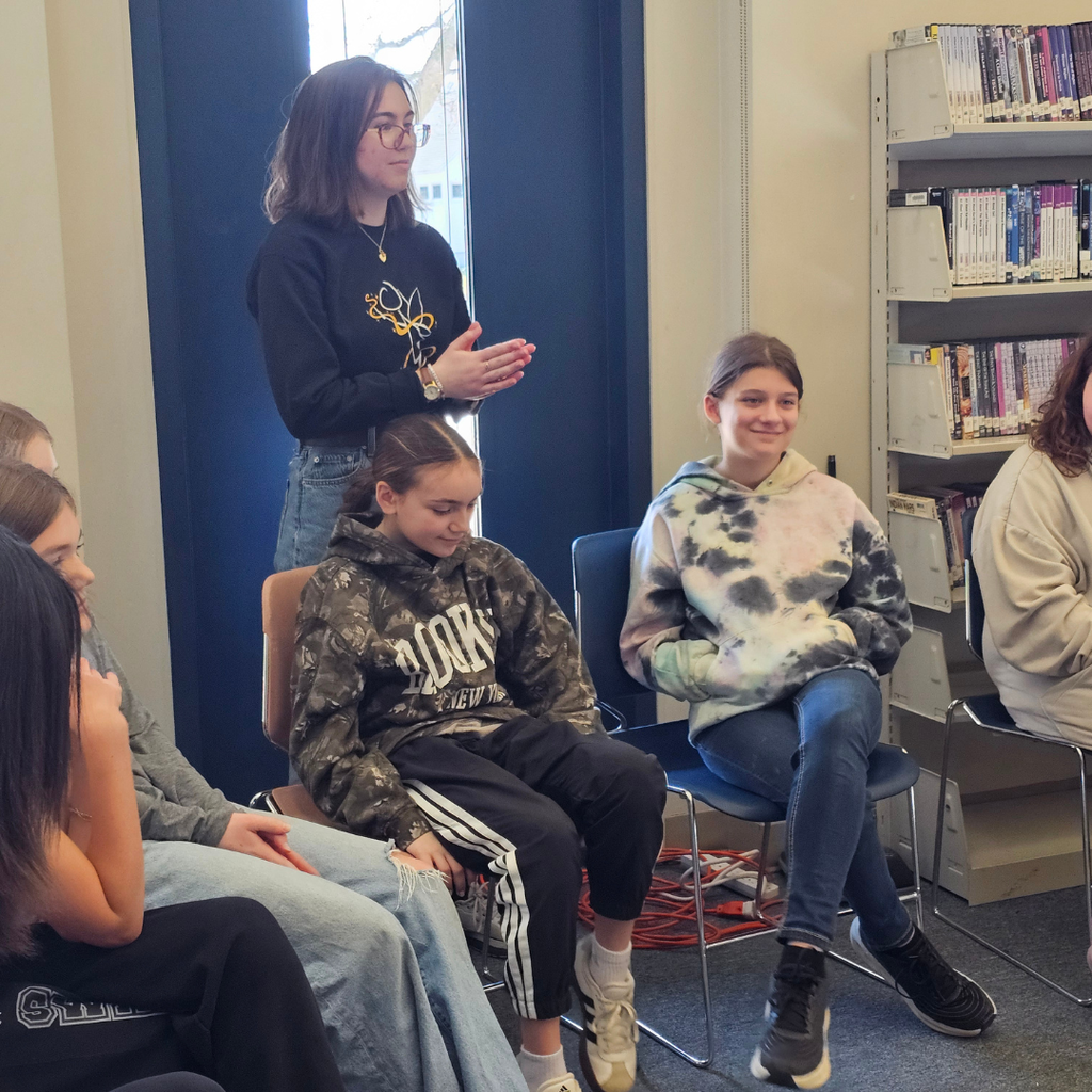 Today at JFDS, we held a "Spring Into the Arts" expo led by Mrs. Cousins, Mr. Gebhart, and Mrs. Harvey. Students chose three hands-on sessions from a lineup across visual arts, music, MLTI, theater, and dance. Highlights included a jazz big band, Bangor High percussion ensemble, brass & woodwind quintets, a Maine Savings Amphitheatre talk, theater improv, pet portrait drawing, graphic design, hip hop, swing, Irish step dance, and so much more!  A giant thank-you to the community volunteers who shared their time and talent and helped show our students what a future in the arts can look like!