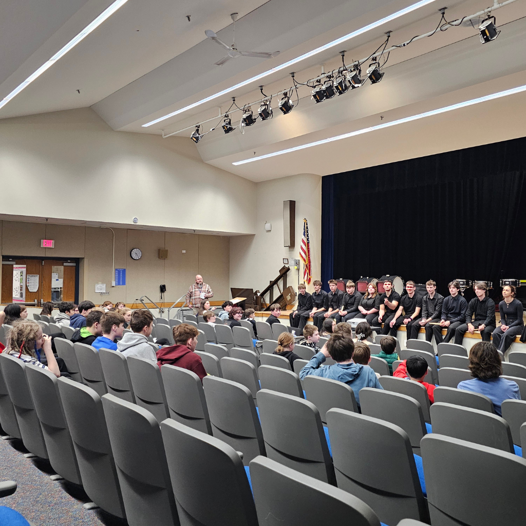 Today at JFDS, we held a "Spring Into the Arts" expo led by Mrs. Cousins, Mr. Gebhart, and Mrs. Harvey. Students chose three hands-on sessions from a lineup across visual arts, music, MLTI, theater, and dance. Highlights included a jazz big band, Bangor High percussion ensemble, brass & woodwind quintets, a Maine Savings Amphitheatre talk, theater improv, pet portrait drawing, graphic design, hip hop, swing, Irish step dance, and so much more!  A giant thank-you to the community volunteers who shared their time and talent and helped show our students what a future in the arts can look like!