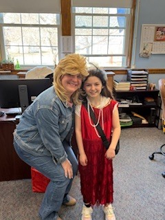 To celebrate Mary Snow turning 100, students and staff dressed in decades today!