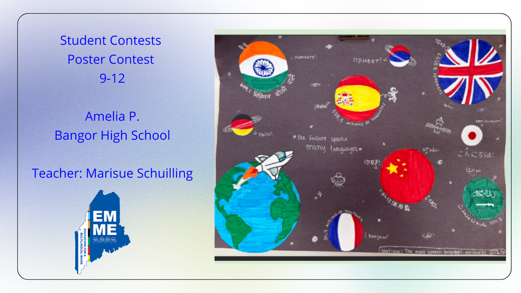 2026 EMME Student Artwork Contest  “The Future Speaks Many Languages”  Winners