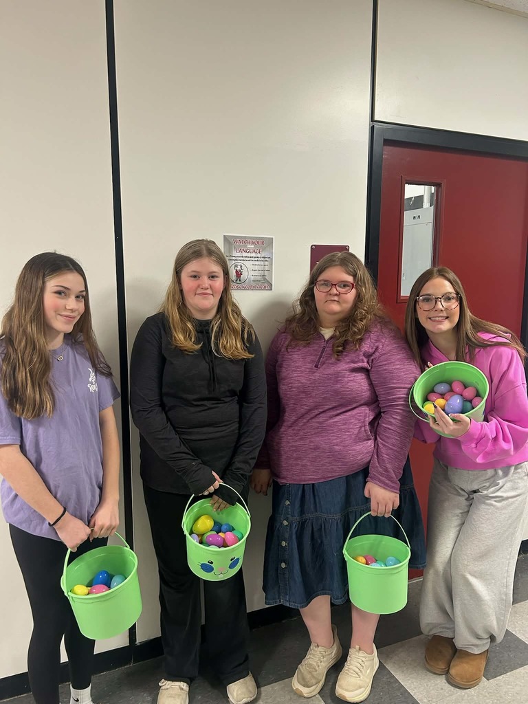 Today after school, the Best Buddies Pairs hosted an egg hunt at Bangor High School! Students searched high and low for candy treasures—behind doors, on top of lockers, on window sills, and through the hallways. #WeAreBangor