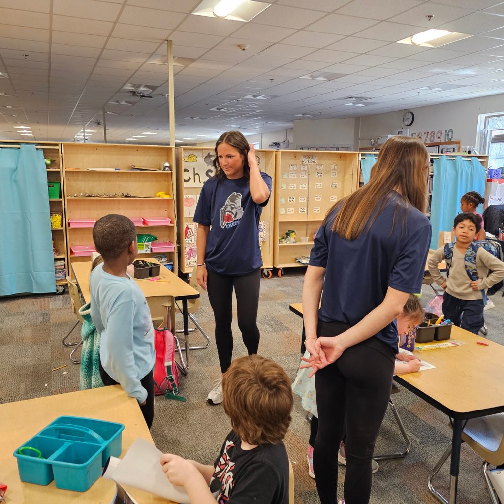 A huge thank you to the UMaine athletes for visiting the Abraham Lincoln School today!  Your time, energy, and support helped us celebrate the last day of school before April Break—and the students loved it! Go Black Bears! #WeAreBangor