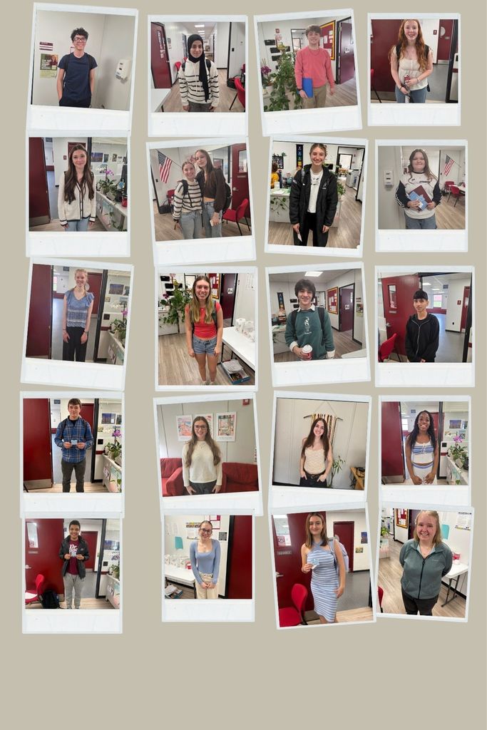 BHS students who participated in Junior Transcript Review with the University of Maine.