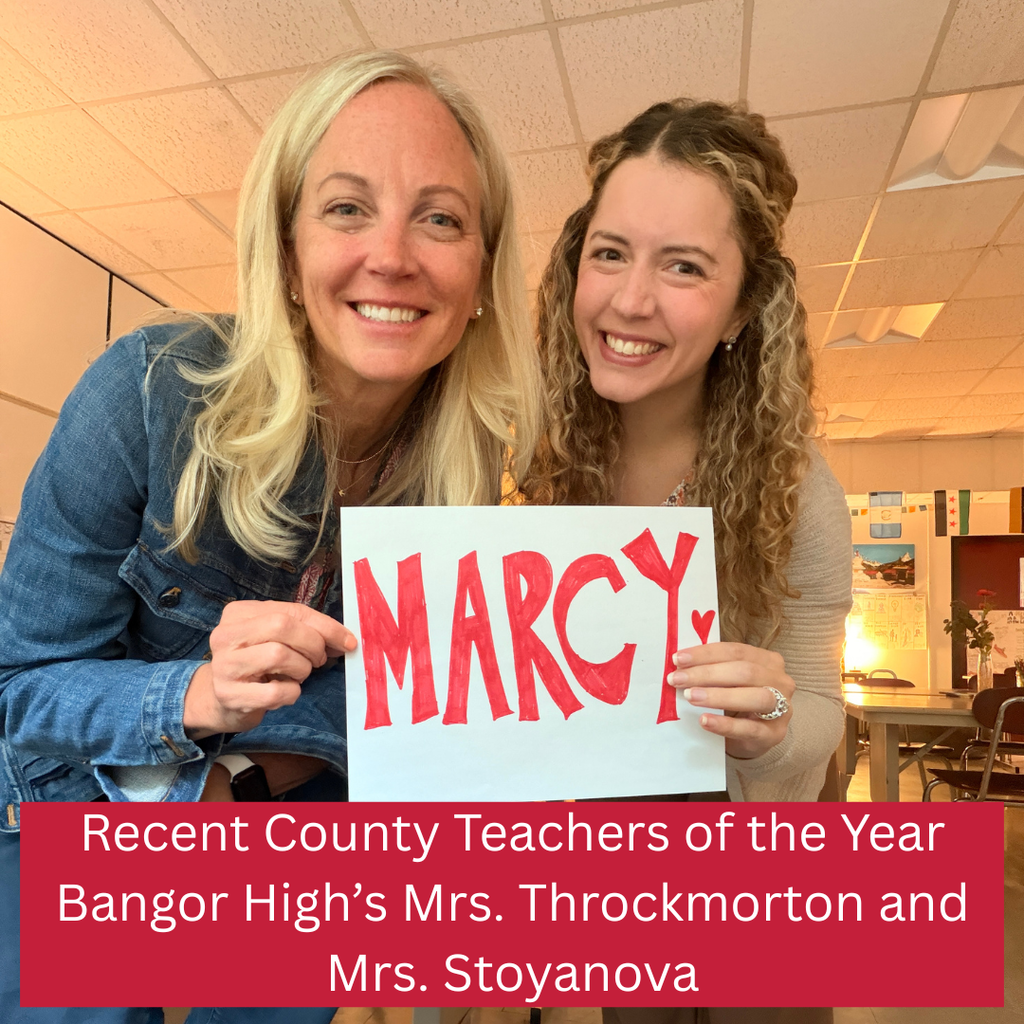 Congratulations to Mrs. Marcy Soucy, who was named Penobscot County's 2026 Maine County Teachers of the Year! #WeAreBangor