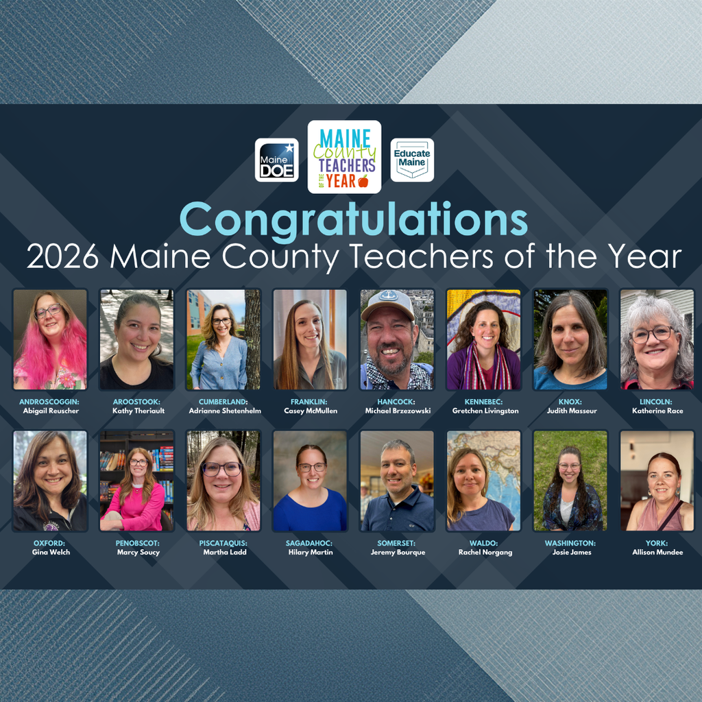 Congratulations to Mrs. Marcy Soucy, who was named Penobscot County's 2026 Maine County Teachers of the Year! #WeAreBangor