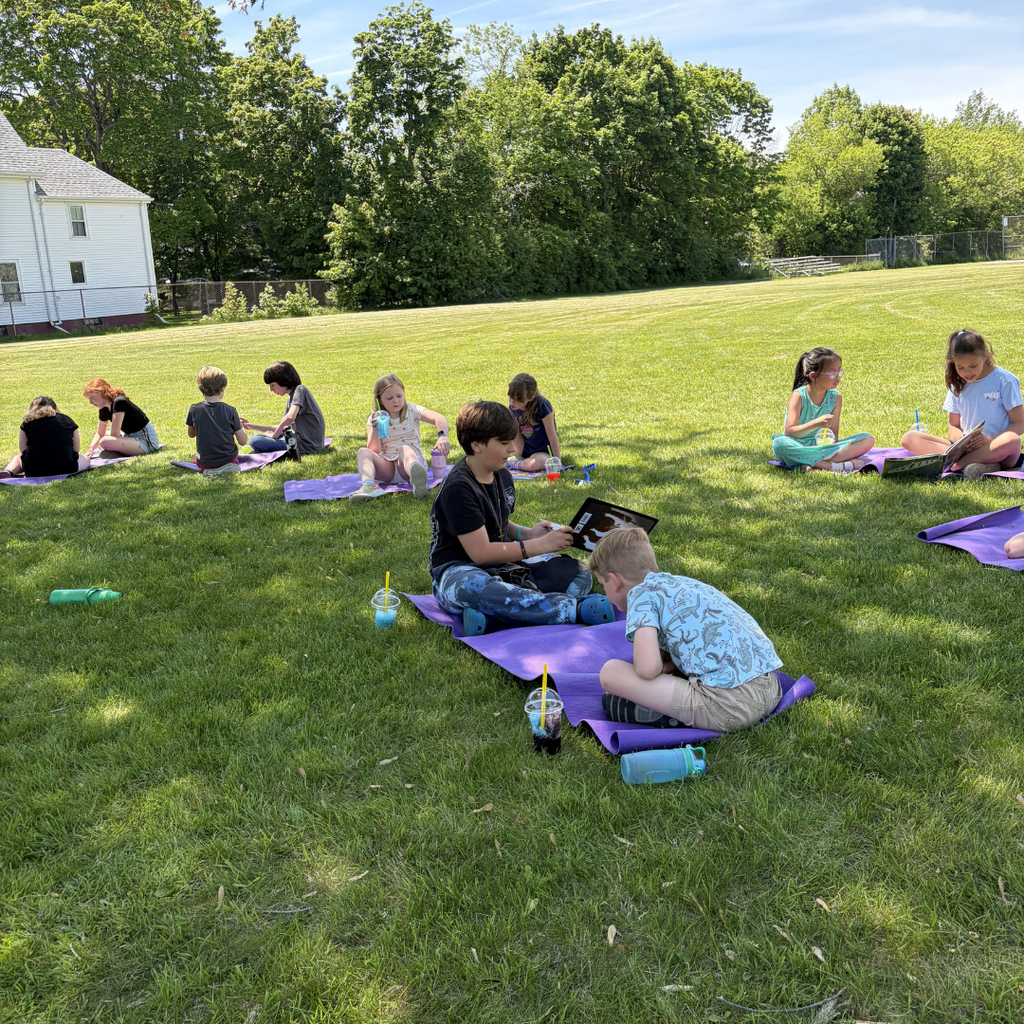Books, buddies, and shaved ice, what could be better? Mrs. White’s 5th graders and Ms Morin’s 2nd graders spent the afternoon reading together, enjoying cool treats, and making memories on the Fairmount playground. It was a wonderful celebration of friendship, teamwork, and the joy of reading as another year winds down!